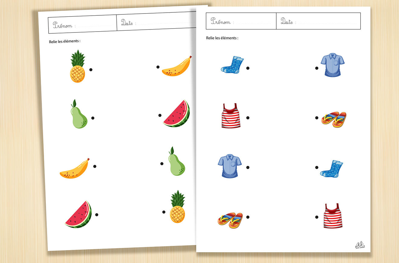 Associer des éméments identiques